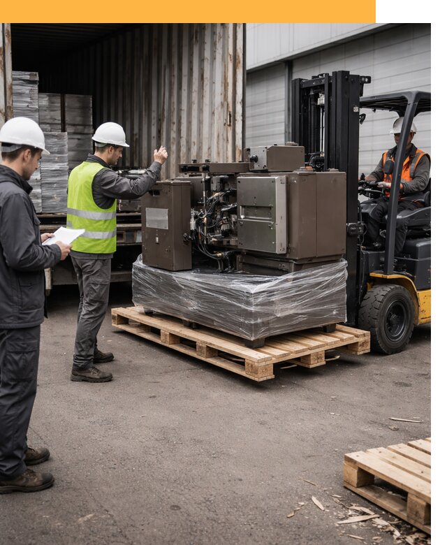 Доставка промышленного оборудования из Европы от 45473