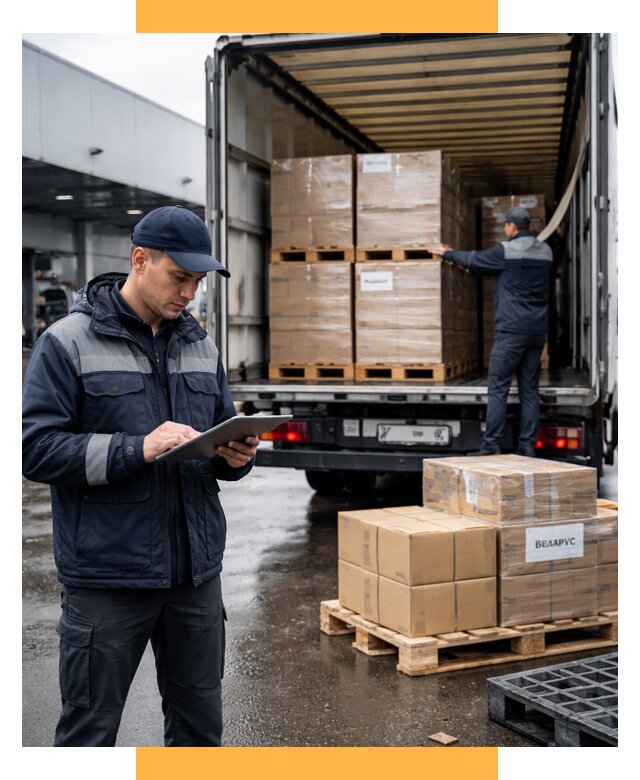 Доставка грузов из Беларуси от 15158 р. логистика СетСервис-Ссв