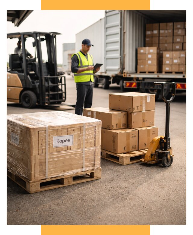 Доставка грузов в Корею из России от 35368 р. | СетСервис-Ссв