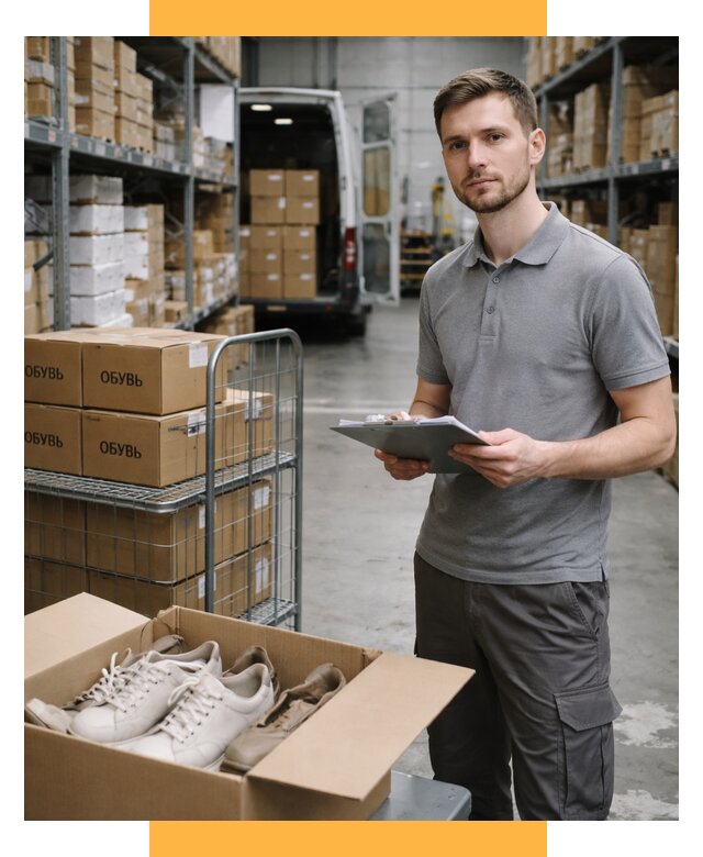 Доставка обуви из Китая и Турции от 4547 р. СетСервис-Ссв