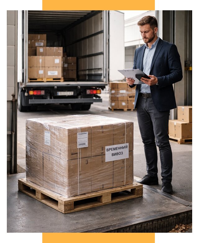 Временный вывоз товаров под ключ от 8084 р. | СетСервис-Ссв