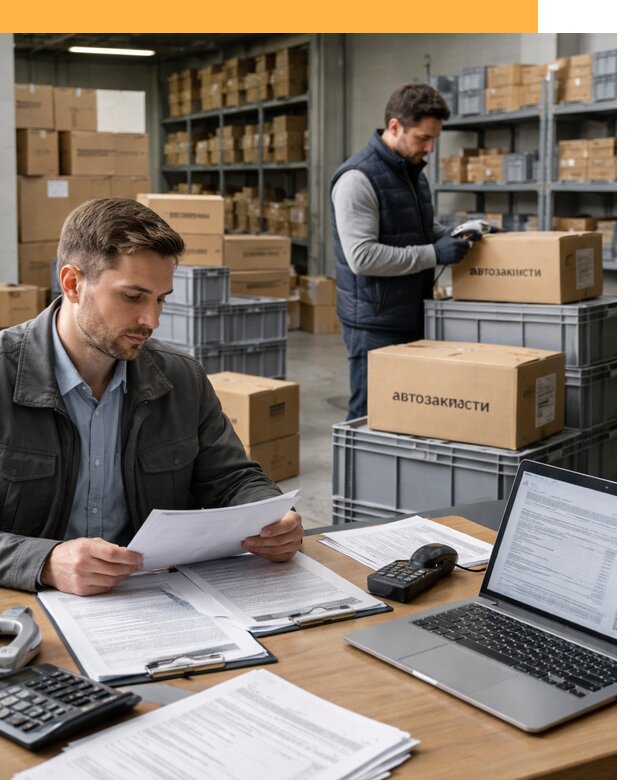 Таможенное оформление автозапчастей по выгодным тарифам от 8589